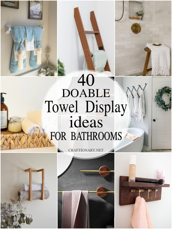 BATHROOM DECORATING IDEAS, Towel Folding Techniques!