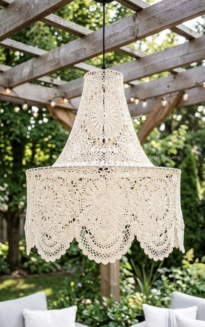 crochet-doilies-crochet-chandelier-diy-stunning