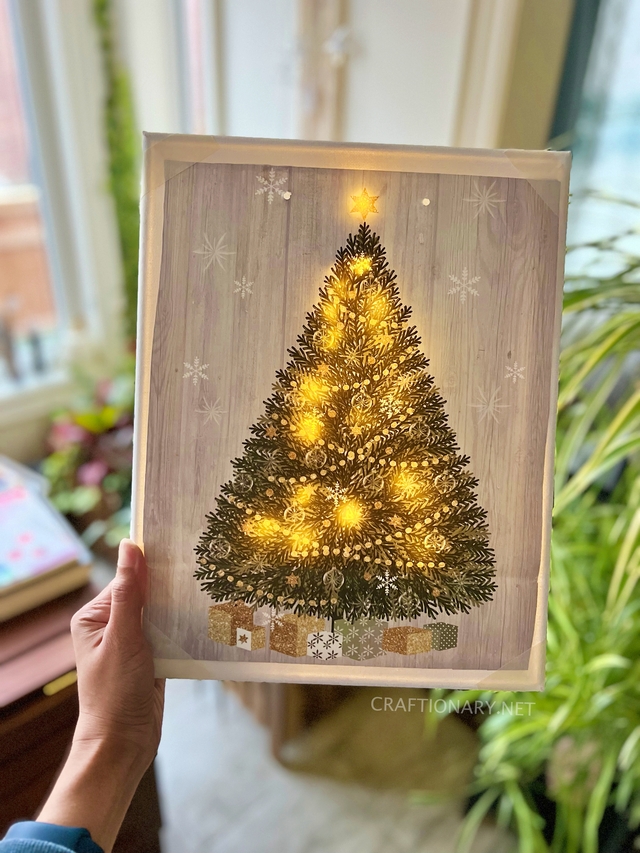 how-to-frame-a-canvas-holiday-crafts