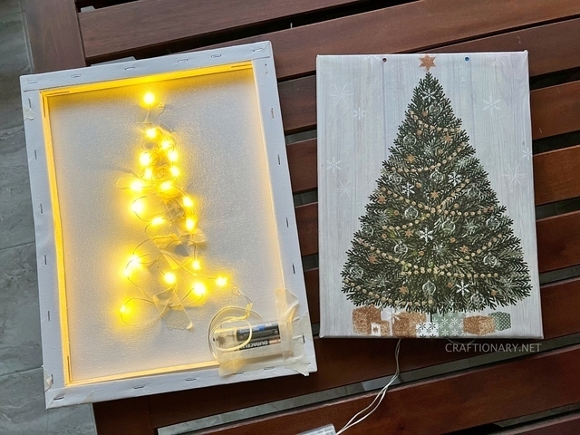 how-to-frame-a-canvas-lighted-christmas-tree-tutorial