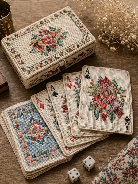 needlepoint-embroidery-playing-cards-diy