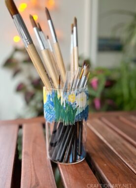 Van Gogh Paint Brush Holder DIY