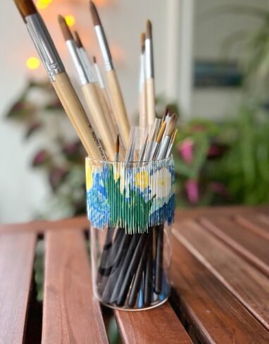 Van Gogh Paint Brush Holder DIY