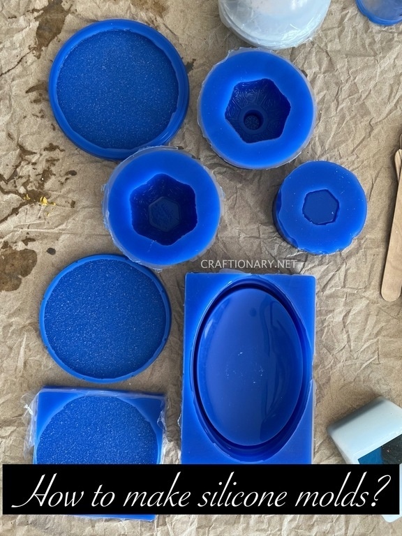 LET'S RESIN Silicone Rubber Blue Molds Making Kit Liquid - Mixing Ratio 11  Ideal