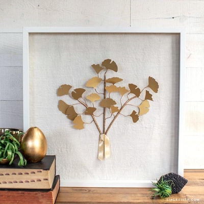 frosted_paper_gold_ginkgo_art