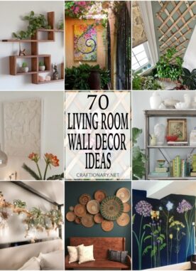 70 Crafty Living Room Wall Decor Ideas