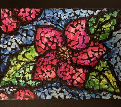 How To Make An Eggshell Mosaic Painting