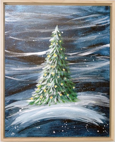 Let's paint a christmas tree