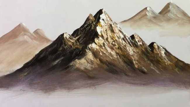 Paint Mountains With Acrylic Paints
