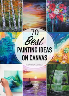 70 Best DIY Painting Ideas on Canvas for Beginners