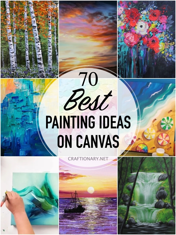 Canvas Painting Ideas and Techniques for Kids and Adults