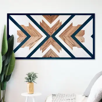 Brixon Geometric Wood Wall Art