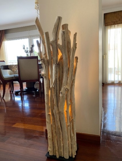 Driftwood Floor Lamp