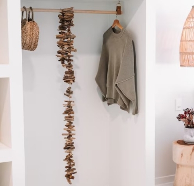 Driftwood natural hanging garland