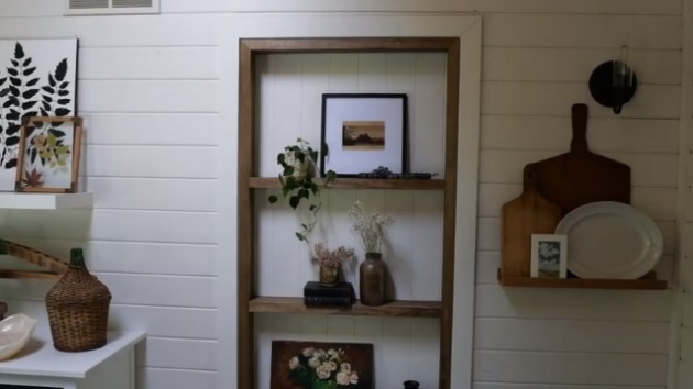 How to Build Custom Built in Shelves in an Existing Doorway