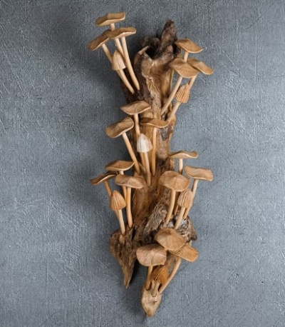 Large Mushroom Wall Art, Hanging Sculpture