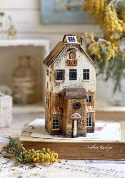 Vintage Driftwood House