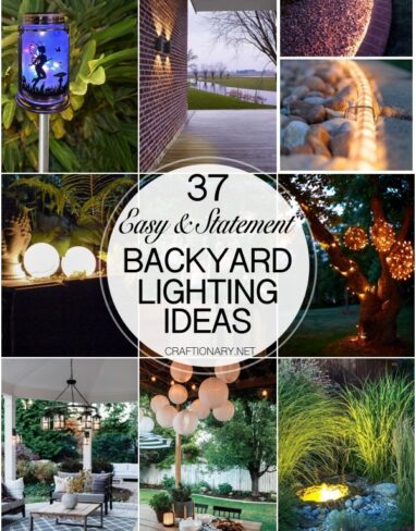 37 DIY Backyard Lighting Ideas that are easy and simple