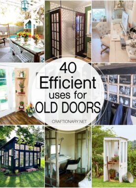 40 Efficient Uses for Old Doors