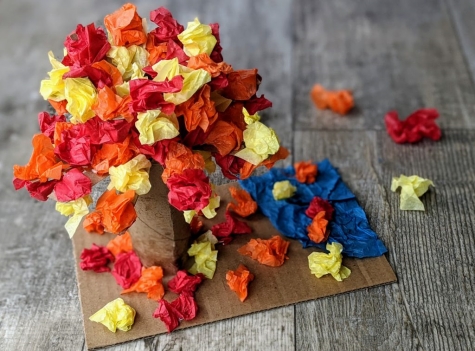 fall-leaves-tissue-paper-craft