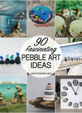 90 Pebble Art Ideas – Stone and Rock Crafts for Home and Gifts