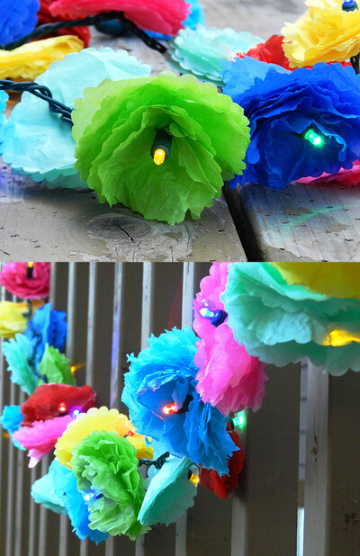 tissue-paper-flower-party-ligths