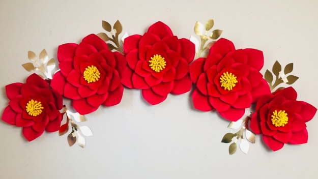 Paper Flower wall Decoration