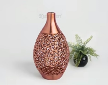 Plastic bottle flower vase