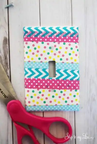 washi-tape-light-switch-cover