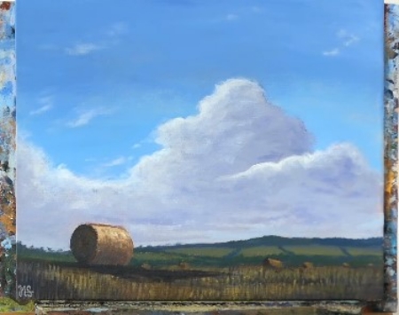 Acrylic landscape painting