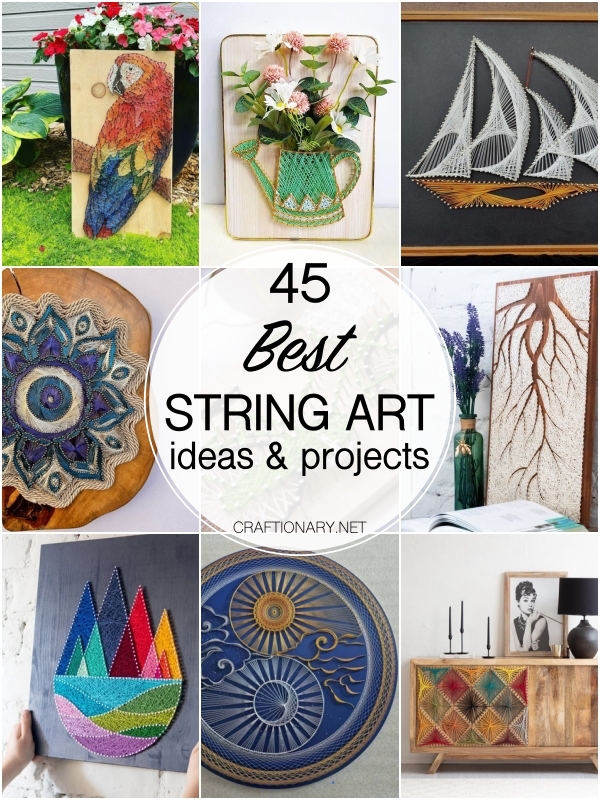 Create With Mom: Geometric Designs with String Art