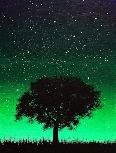 Night Sky Painting
