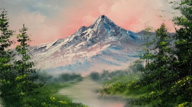 Sunset Mountain Landscape