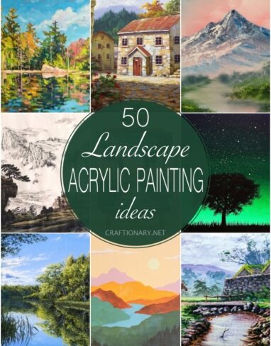 50 Easy Acrylic Landscape Painting Ideas for Beginners