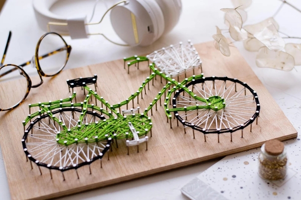 bicycle-string-art