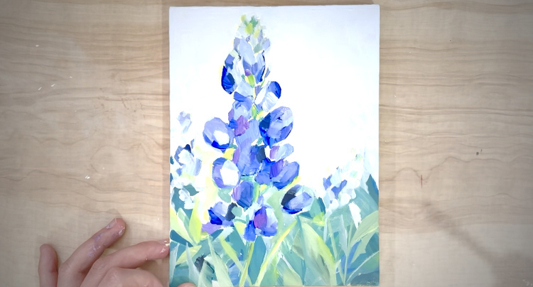 bluebonnet-flower-painting