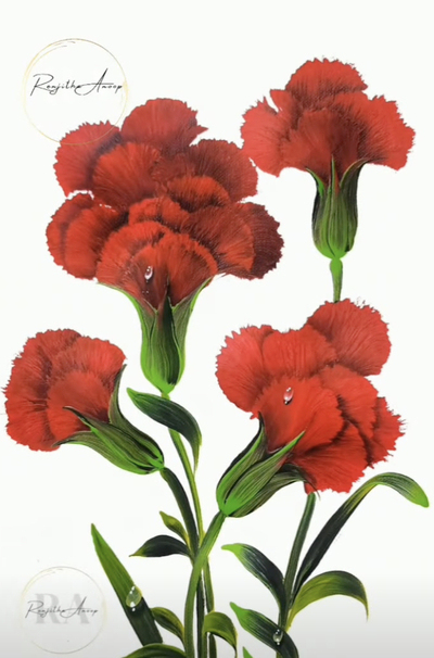 carnation-flower-painting
