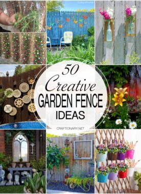 50 Decorative privacy fence ideas for wood and garden fence