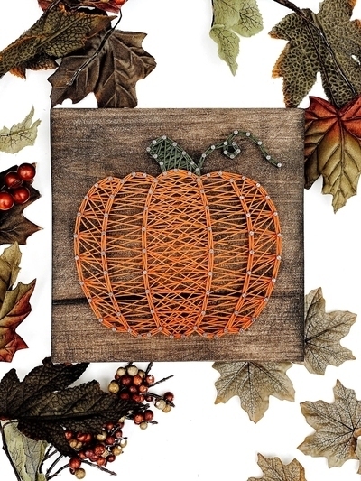 pumpkin-string-art