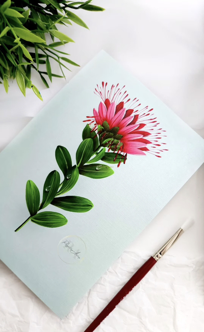 single-flower-painting