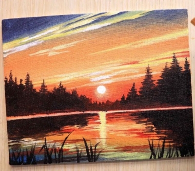 sunset landscape