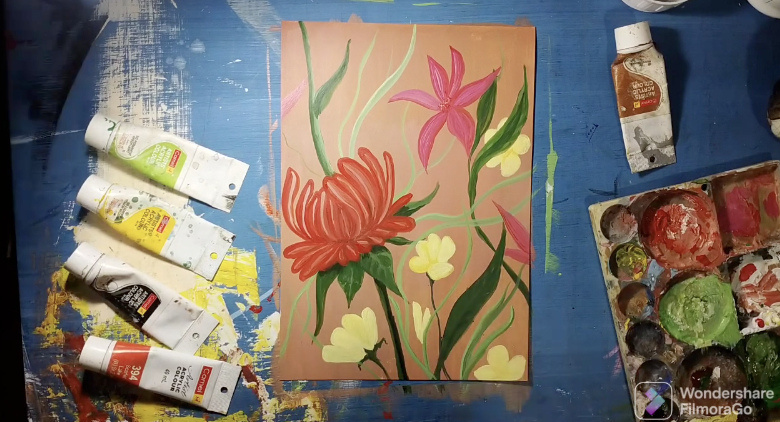 tropical-flower-painting
