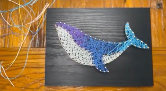 whale-string-art