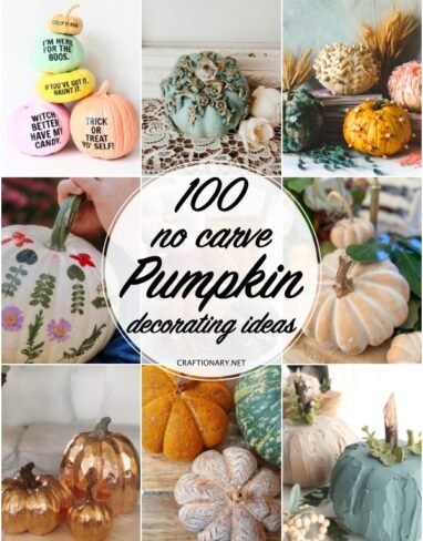 100 No Carve Pumpkin Decorating Ideas