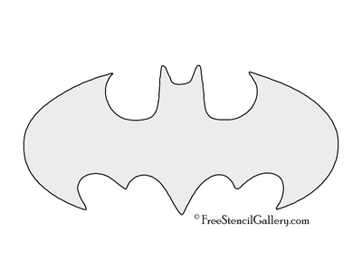 Batman Symbol Stencil