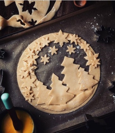 Christmas Trees Pie Crust