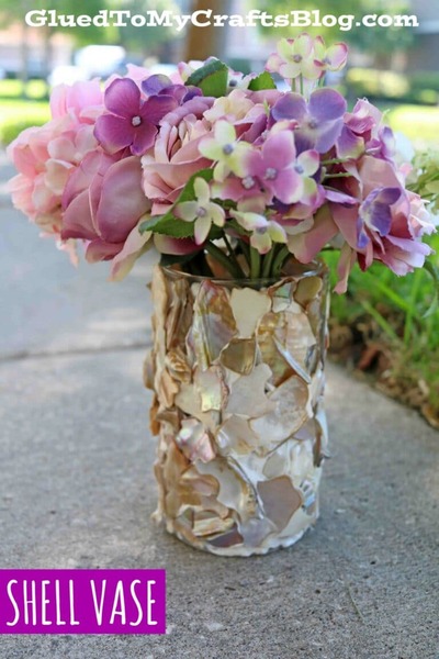DIY-Shell-Vase-Craft