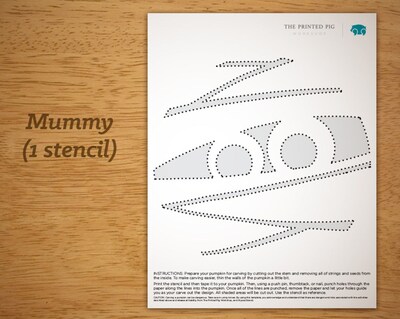 Mummy-Pumpkin-template