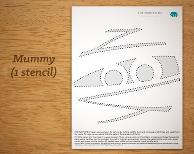 Mummy-Pumpkin-template