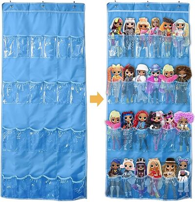  Toy Dolls Storage Bag Tote Carrying Case Compatible with LOL  Surprise Toys Dolls Omg, Hanging Organizer Storage Bag with 8 Clear Window  Pockets, Bag Only (03-Butterfly Purple) : Home & Kitchen